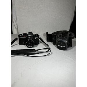 Konica Autoreflex TC 35mm Film Camera Untested W 50 MM Lens Untested